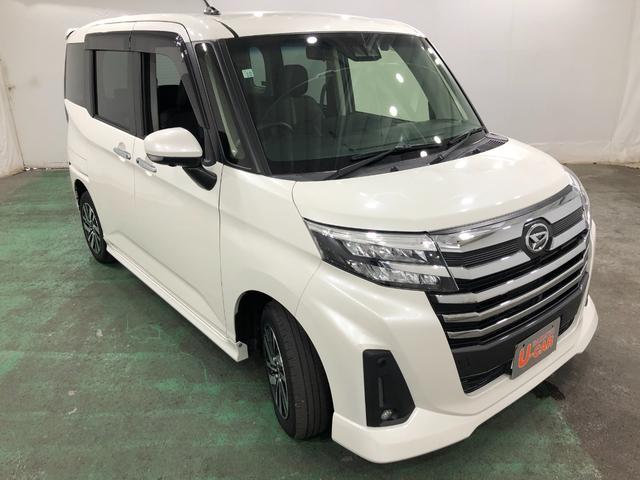 トールカスタムＧ　走行６３１２０キロ／車検整備付／タイヤ４本交換一年保証・走行距離無制限走行　走行６３１２０キロ　フルセグナビ　ブルートゥース　全周囲カメラ　ドラレコ　クリアランスソナー　オートライト　ＬＥＤヘッドライト　両側電動スライドドア（埼玉県）の中古車