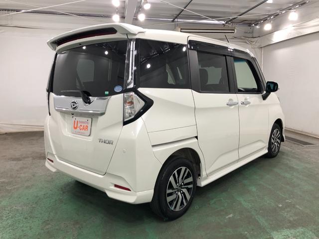 トールカスタムＧ　走行６３１２０キロ／車検整備付／タイヤ４本交換一年保証・走行距離無制限走行　走行６３１２０キロ　フルセグナビ　ブルートゥース　全周囲カメラ　ドラレコ　クリアランスソナー　オートライト　ＬＥＤヘッドライト　両側電動スライドドア（埼玉県）の中古車