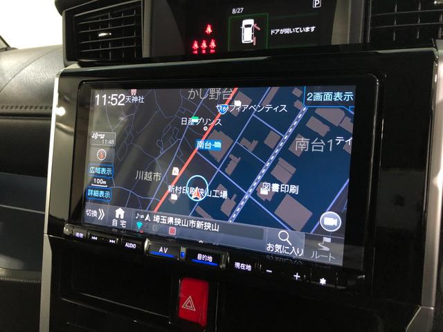 トールカスタムＧ　走行６３１２０キロ／車検整備付／タイヤ４本交換一年保証・走行距離無制限走行　走行６３１２０キロ　フルセグナビ　ブルートゥース　全周囲カメラ　ドラレコ　クリアランスソナー　オートライト　ＬＥＤヘッドライト　両側電動スライドドア（埼玉県）の中古車