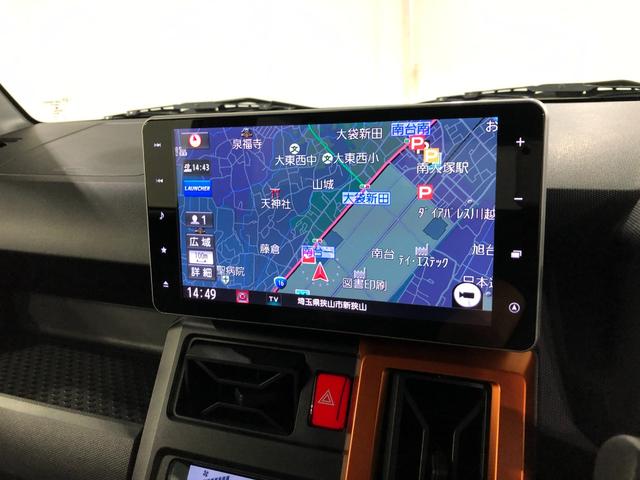 タフトＧターボ　走行１８２３５キロ／車検整備付／４ＷＤ／ナビ１年保証距離無制限　走行距離１８２３５キロ　フルセグナビ　パノラマモニター　ドラレコ　純正マット　サイドエアバッグ　ＬＥＤヘッドランプ　アイドリングストップ　シートヒーター　オート格納式ドアミラー（埼玉県）の中古車