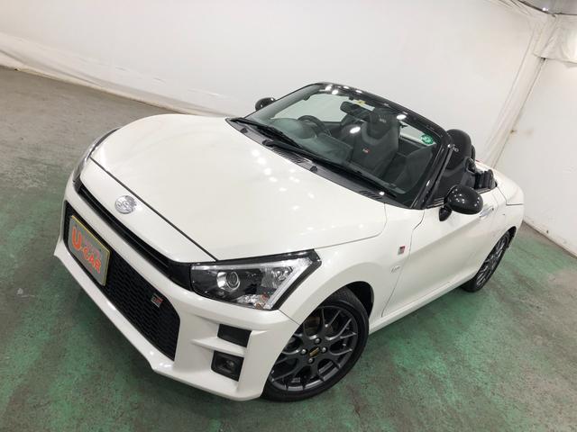 コペンＧＲ　スポーツ　走行２７７８２キロ／車検整備付／５速ＭＴ一年保証・走行距離無制限走行　走行２７７８２キロ　フルセグナビ　ブルートゥース　バックカメラ　ＤＶＤ　ＥＴＣ　オートライト　ＬＥＤヘッドライト　シートヒーター（埼玉県）の中古車