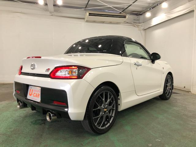 コペンＧＲ　スポーツ　走行２７７８２キロ／車検整備付／５速ＭＴ一年保証・走行距離無制限走行　走行２７７８２キロ　フルセグナビ　ブルートゥース　バックカメラ　ＤＶＤ　ＥＴＣ　オートライト　ＬＥＤヘッドライト　シートヒーター（埼玉県）の中古車