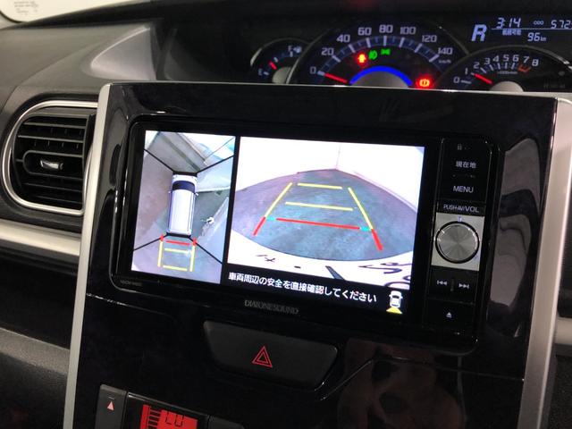 タントカスタムＲＳトップエディションリミテッドＳＡ３　純正ナビ車検整備付　フルセグナビ　ＥＴＣ　助手席エアバック　ブルートゥース　全周囲カメラ　ドラレコ　ＬＥＤヘッドライト　両側電動スライドドア　シートヒーター　一年保証・走行距離無制限　走行５７２９６キロ（東京都）の中古車