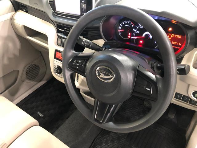 ムーヴＸ　ＳＡII　走行５８９１７キロ／ナビ／バックカメラ一年保証・走行距離無制限　走行５８９１７キロ　助手席エアバック　純正カーペットマット　フルセグナビ　ブルートゥース　バックカメラ　オートライト　アイドリングストップ　ベンチシート（埼玉県）の中古車