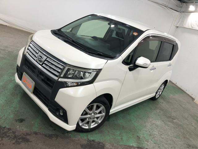 ムーヴカスタム　Ｘ　ＳＡII　雹害／走行７５５４９キロ／ナビ１年保証距離無制限　走行距離７５５４９キロ　フルセグナビ　バックカメラ　純正マット　オートライト　ＬＥＤヘッドランプ　アイドリングストップ　オート格納式ドアミラー　プッシュボタンスタート（埼玉県）の中古車