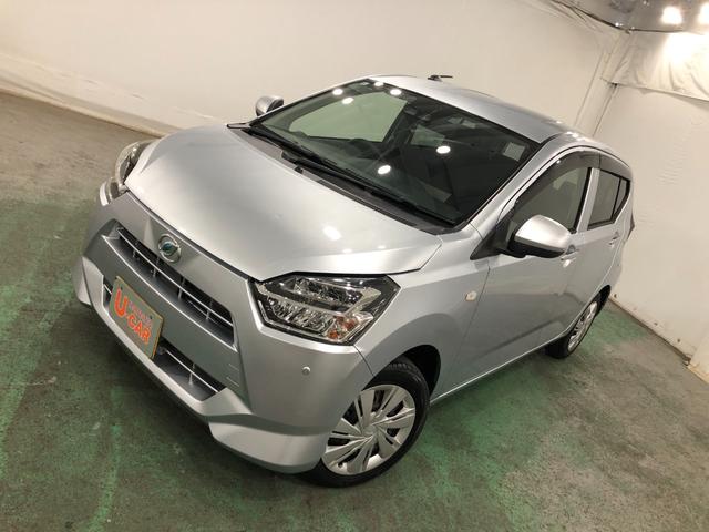 ミライースＸ　ＳＡIII　走行５４３９キロ／雹害／ＬＥＤヘッドライト一年保証・走行距離無制限　走行５４３９キロ　助手席エアバック　純正カーペットマット　クリアランスソナー　オートマチックハイビーム　ＬＥＤヘッドライト　アイドリングストップ（埼玉県）の中古車