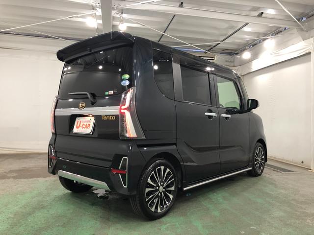 タントカスタムＲＳセレクション走行３２８９２キロ／雹害／車検整備付一年保証・走行距離無制限　走行３２８９２キロ　フルセグナビ　ブルートゥース　ＵＳＢ　全周囲カメラ　ドラレコ　クリアランスソナー　オートライト　ＬＥＤヘッドライト　シートヒーター　両側電動スライドドア（埼玉県）の中古車
