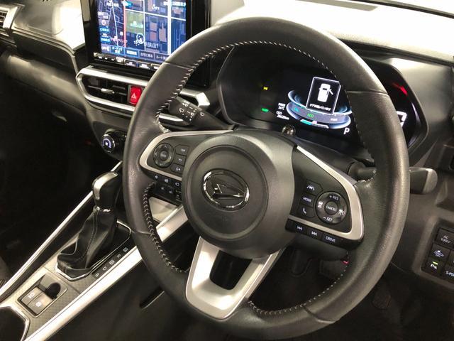 ロッキープレミアムＧ　ＨＥＶ　９型ナビ　１００Ｖコンセント　ドラレコ一年保証・走行距離無制限　走行２８６２８キロ　フルセグナビ　ブルートゥース　全周囲カメラ　ドラレコ　クリアランスソナー　オートライト　ＬＥＤヘッドライト　シートヒーター（埼玉県）の中古車
