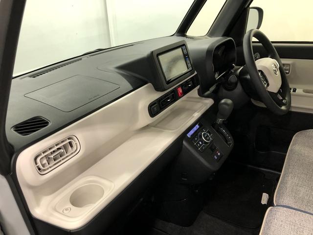 ムーヴキャンバスストライプスＧ　走行３８４６キロ／ナビ／バックカメラ一年保証・走行距離無制限　走行３８４６キロ　フルセグナビ　ブルートゥース　バックカメラ　サイドエアバック　クリアランスソナー　ＬＥＤヘッドライト　シートヒーター　両側電動スライドドア（埼玉県）の中古車