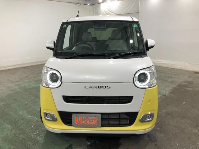 ムーヴキャンバスストライプスＧ　走行１０７２７キロ／ナビ／バックカメラ１年保証距離無制限　走行距離１０７２７キロ　フルセグナビ　バックカメラ　ブルートゥース　純正マット　サイドエアバッグ　ＬＥＤヘッドランプ　アイドリングストップ　シートヒーター　両側電動スライドドア（埼玉県）の中古車