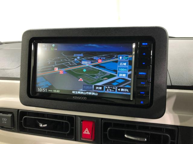 ムーヴキャンバスストライプスＧ　走行１０７２７キロ／ナビ／バックカメラ１年保証距離無制限　走行距離１０７２７キロ　フルセグナビ　バックカメラ　ブルートゥース　純正マット　サイドエアバッグ　ＬＥＤヘッドランプ　アイドリングストップ　シートヒーター　両側電動スライドドア（埼玉県）の中古車