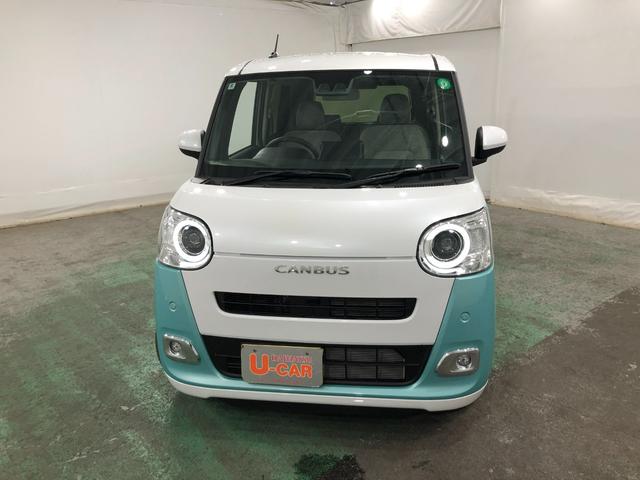 ムーヴキャンバスストライプスＧ　走行２８３５キロ／新品ナビ／バックカメラ１年保証距離無制限　走行２８３５キロ　フルセグナビ　ブルートゥース　純正マット　サイドエアバッグ　ＬＥＤヘッドランプ　アイドリングストップ　シートヒーター　両側電動スライドドア　オート格納式ドアミラー（埼玉県）の中古車