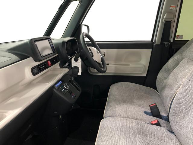 ムーヴキャンバスストライプスＧ　走行２８３５キロ／新品ナビ／バックカメラ１年保証距離無制限　走行２８３５キロ　フルセグナビ　ブルートゥース　純正マット　サイドエアバッグ　ＬＥＤヘッドランプ　アイドリングストップ　シートヒーター　両側電動スライドドア　オート格納式ドアミラー（埼玉県）の中古車