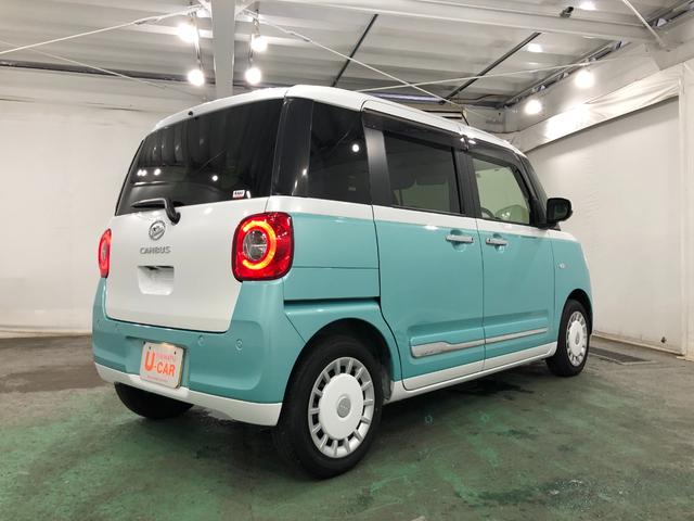ムーヴキャンバスストライプスG 走行12796キロ/純正ナビ/ドラレコ一年保証・走行距離無制限 走行12796キロ フルセグナビ ブルートゥース 全周囲カメラ ドラレコ クリアランスソナー 両側電動スライドドア シートヒーター LEDヘッドライト オートライト(埼玉県)の中古車