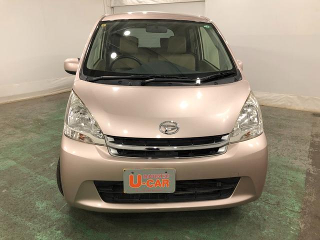 ムーヴＸ　車検整備付／走行５５６６８キロ／ＣＤチューナー／マット１年保証距離無制限　走行距離５５６６８キロ　ＣＤチューナー　純正カーペットマット　助手席エアバッグ　アイドリングストップ　プッシュボタンスタート　電動格納式ドアミラー　オートエアコン　キーフリー（埼玉県）の中古車