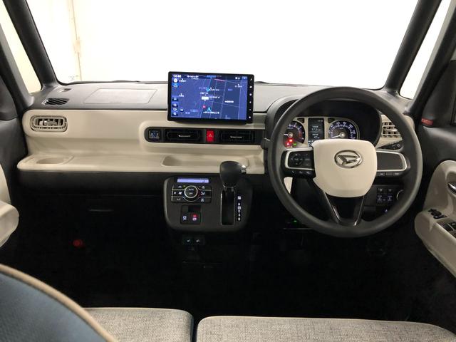ムーヴキャンバスストライプスＧ　走行１３４００キロ／純正大型ナビ／ドラレコ１年保証距離無制限　走行距離１３４００キロ　純正フルセグナビ　パノラマモニター　ドラレコ　純正マット　サイドエアバッグ　ＬＥＤヘッドランプ　アイドリングストップ　シートヒーター　両側電動スライドドア（埼玉県）の中古車