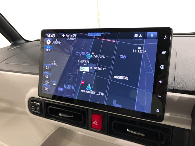 ムーヴキャンバスストライプスＧ　走行１３４００キロ／純正大型ナビ／ドラレコ１年保証距離無制限　走行距離１３４００キロ　純正フルセグナビ　パノラマモニター　ドラレコ　純正マット　サイドエアバッグ　ＬＥＤヘッドランプ　アイドリングストップ　シートヒーター　両側電動スライドドア（埼玉県）の中古車