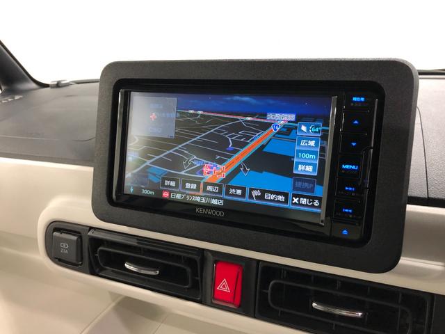 ムーヴキャンバスストライプスＧ　走行３６３３キロ／ナビ／バックカメラ一年保証・走行距離無制限　走行３６３３キロ　フルセグナビ　ブルートゥース　バックカメラ　サイドエアバック　クリアランスソナー　ＬＥＤヘッドライト　シートヒーター　両側電動スライドドア（埼玉県）の中古車