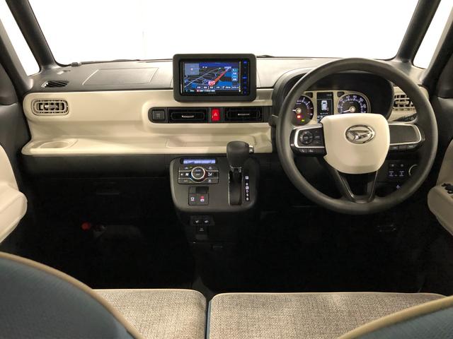 ムーヴキャンバスストライプスＧ　走行３６３３キロ／ナビ／バックカメラ一年保証・走行距離無制限　走行３６３３キロ　フルセグナビ　ブルートゥース　バックカメラ　サイドエアバック　クリアランスソナー　ＬＥＤヘッドライト　シートヒーター　両側電動スライドドア（埼玉県）の中古車