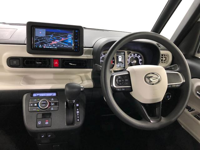 ムーヴキャンバスストライプスＧ　走行２７３７キロ／フルセグナビ／バックカメラ１年保証距離無制限　走行距離２７３７キロ　フルセグナビ　バックカメラ　ブルートゥース　純正マット　サイドエアバッグ　ＬＥＤヘッドランプ　アイドリングストップ　シートヒーター　両側電動スライドドア（埼玉県）の中古車