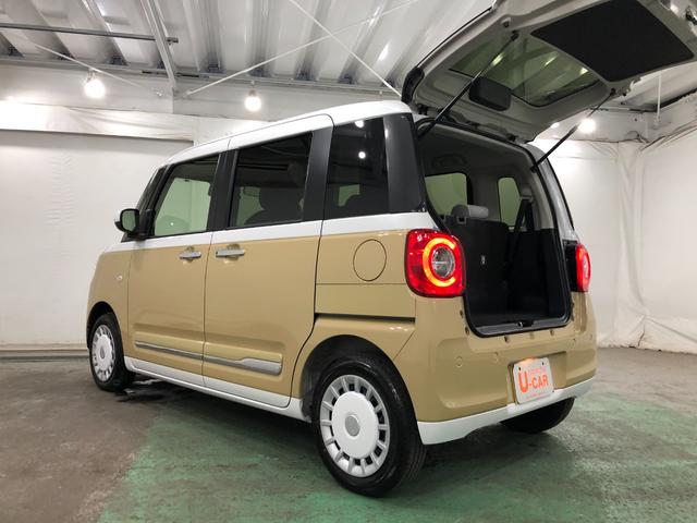 ムーヴキャンバスストライプスＧ　走行２７３７キロ／フルセグナビ／バックカメラ１年保証距離無制限　走行距離２７３７キロ　フルセグナビ　バックカメラ　ブルートゥース　純正マット　サイドエアバッグ　ＬＥＤヘッドランプ　アイドリングストップ　シートヒーター　両側電動スライドドア（埼玉県）の中古車