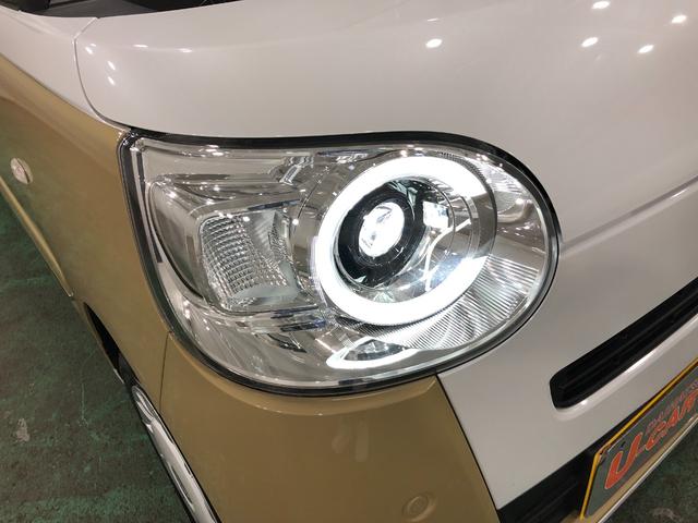 ムーヴキャンバスストライプスＧ　走行２７３７キロ／フルセグナビ／バックカメラ１年保証距離無制限　走行距離２７３７キロ　フルセグナビ　バックカメラ　ブルートゥース　純正マット　サイドエアバッグ　ＬＥＤヘッドランプ　アイドリングストップ　シートヒーター　両側電動スライドドア（埼玉県）の中古車