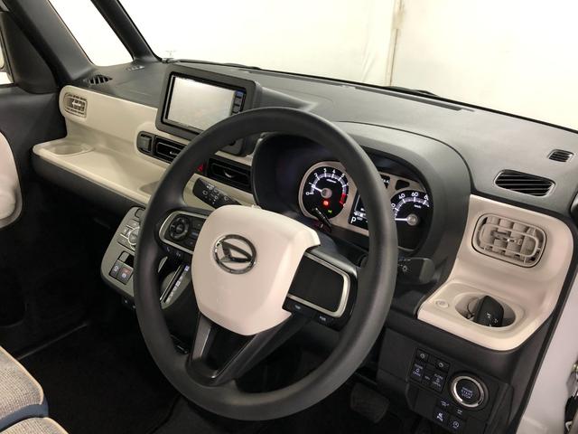 ムーヴキャンバスストライプスＧ　走行２７３７キロ／フルセグナビ／バックカメラ１年保証距離無制限　走行距離２７３７キロ　フルセグナビ　バックカメラ　ブルートゥース　純正マット　サイドエアバッグ　ＬＥＤヘッドランプ　アイドリングストップ　シートヒーター　両側電動スライドドア（埼玉県）の中古車