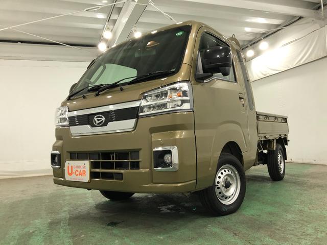 ハイゼットトラックジャンボエクストラ　走行１０６５４キロ／荷台作業灯／マット１年保証距離無制限　走行距離１０６５４キロ　純正フロアマット　助手席エアバック　クリアランスソナー　オートライト　ＬＥＤヘッドランプ　アイドリングストップ　プッシュボタンスタート　電動格納式ドアミラー（埼玉県）の中古車