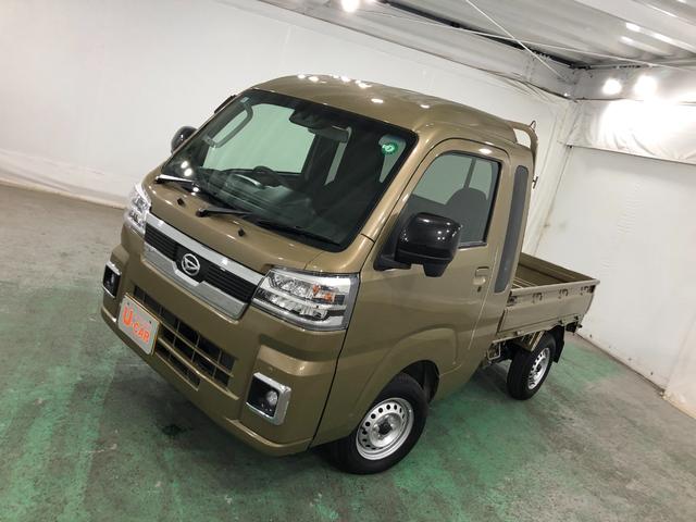 ハイゼットトラックジャンボエクストラ　走行１０６５４キロ／荷台作業灯／マット１年保証距離無制限　走行距離１０６５４キロ　純正フロアマット　助手席エアバック　クリアランスソナー　オートライト　ＬＥＤヘッドランプ　アイドリングストップ　プッシュボタンスタート　電動格納式ドアミラー（埼玉県）の中古車