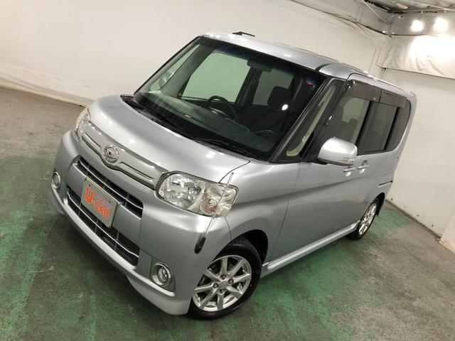 タントＧ　車検整備付／走行９６８４６キロ／ナビ／コーナーポール１年保証距離無制限　走行距離９６８４６キロ　ワンセグナビ　バックカメラ　純正マット　アイドリングストップ　片側電動スライドドア　電動格納式ドアミラー（埼玉県）の中古車