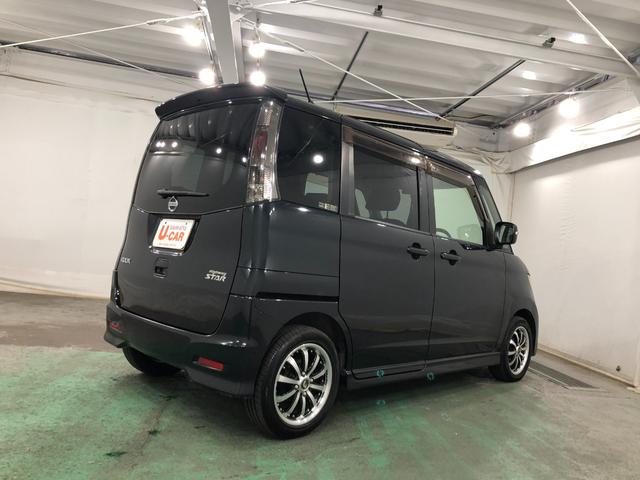 ルークスハイウェイスター　走行７７９６０キロ／ワンセグナビ／マット１年保証距離無制限　走行距離７７９６０キロ　ワンセグナビ　助手席エアバッグ　純正マット　オートライト　ＨＩＤヘッドランプ　片側電動スライドドア　プッシュボタンスタート　電動格納式ドアミラー　キーフリー（埼玉県）の中古車