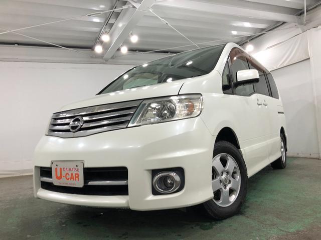 セレナハイウェイスター　走行４３９４３キロ／車検整備付／ナビ一年保証・走行距離無制限　走行４３９４３キロ　助手席エアバック　ＥＴＣ　純正カーペットマット　ワンセグナビ　ＤＶＤ　オートライト　ＨＩＤヘッドライト　両側電動スライドドア（埼玉県）の中古車