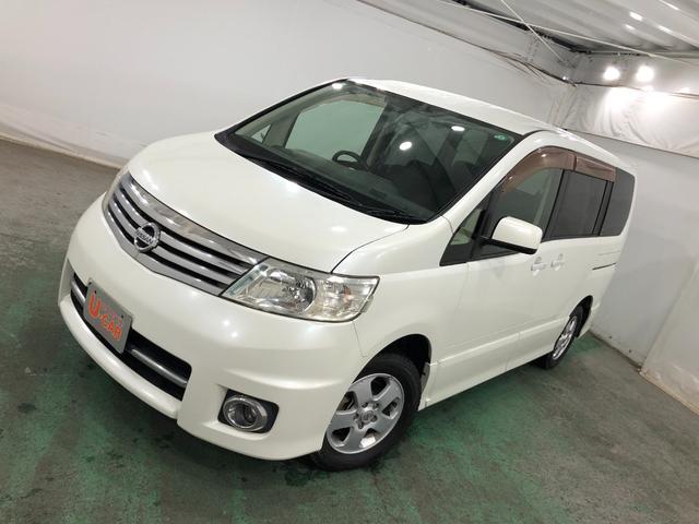 セレナハイウェイスター　走行４３９４３キロ／車検整備付／ナビ一年保証・走行距離無制限　走行４３９４３キロ　助手席エアバック　ＥＴＣ　純正カーペットマット　ワンセグナビ　ＤＶＤ　オートライト　ＨＩＤヘッドライト　両側電動スライドドア（埼玉県）の中古車