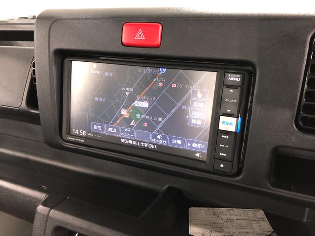 ハイゼットトラックスタンダードＳＡIIIｔ　走行２７３９７キロ／ナビ／オートマ一年保証・走行距離無制限　走行２７３９７キロ　純正カーペットマット　フルセグナビ　ブルートゥース　ＵＳＢ　ＤＶＤ　エアコン　パワステ（埼玉県）の中古車