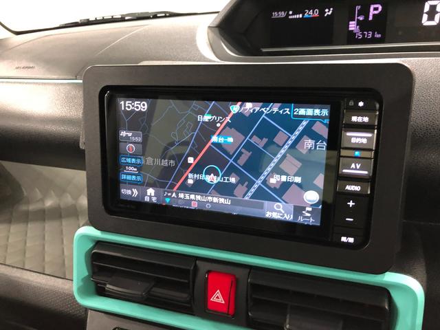 タントウェルカムターンシートＸ　走行１５７３１キロ／ナビ／ドラレコ１年保証距離無制限　走行距離１５７３１キロ　純正フルセグナビ　バックカメラ　ドラレコ　純正マット　サイドエアバッグ　ＬＥＤヘッドランプ　　アイドリングストップ　シートヒーター　片側電動スライドドア（埼玉県）の中古車