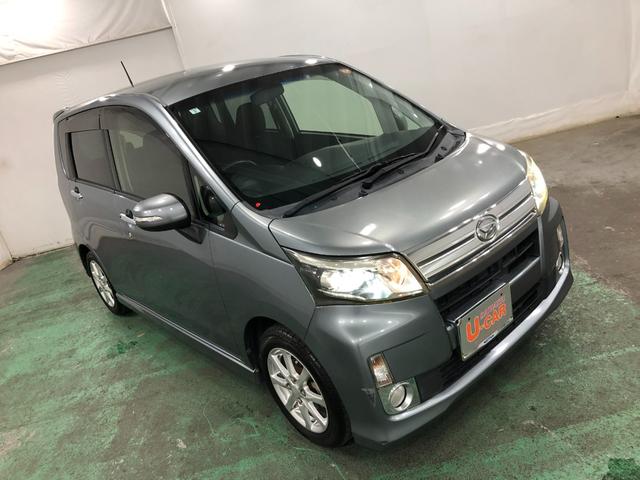ムーヴカスタム　Ｘ　ＳＡ　雹害／走行２７３５６キロ／ワンセグナビ１年保証距離無制限　走行距離２７３５６キロ　ワンセグナビ　ＤＶＤ再生　純正マット　ＬＥＤヘッドランプ　アイドリングストップ　プッシュボタンスタート　電動格納式ドアミラー　プッシュボタンスタート（埼玉県）の中古車