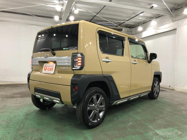 タフトＧターボ　走行５４０６１キロ／純正フルセグナビ、ドラレコ１年保証距離無制限　走行距離５４０６１キロ　純正フルセグナビ　バックカメラ　ドラレコ　純正マット　サイドエアバッグ　ＬＥＤヘッドランプ　アイドリングストップ　シートヒーター　オート格納式ドアミラー（東京都）の中古車