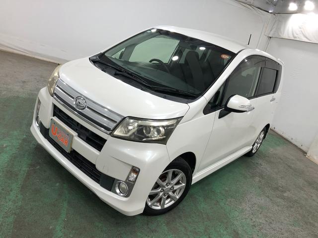 ムーヴカスタムＸ　ＳＡ　走行５５８８３キロ／ナビ／雹害一年保証・走行距離無制限　走行５５８８３キロ　助手席エアバック　純正カーペットマット　フルセグナビ　ブルートゥース　オートライト　ＬＥＤヘッドライト　ベンチシート　アイドリングストップ（埼玉県）の中古車