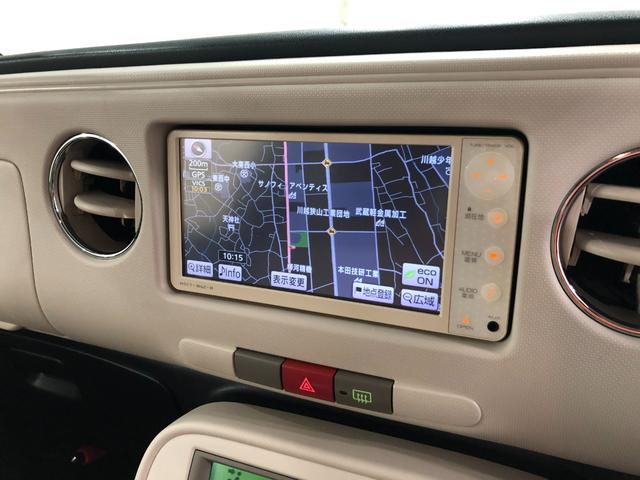 ミラココアココアＸ　車検整備付／走行７３５６０キロ／ワンセグナビ１年保証距離無制限　走行距離７３５６０キロ　車検整備付　ワンセグナビ　純正マット　アイドリングストップ　電動格納式ドアミラー　ドリンクホルダー（埼玉県）の中古車