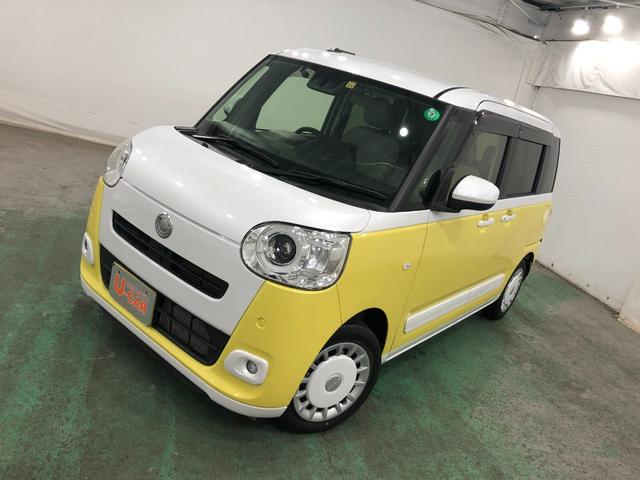 ムーヴキャンバスストライプスＧ　車検整備付／走行２３３７４キロ／大画面ナビ１年保証距離無制限　走行２３３７４キロ　フルセグナビ　バックカメラ　ブルートゥース　ドラレコ　マット　サイドエアバッグ　ＬＥＤヘッドランプ　アイドリングストップ　シートヒーター　両側電動スライドドア（埼玉県）の中古車