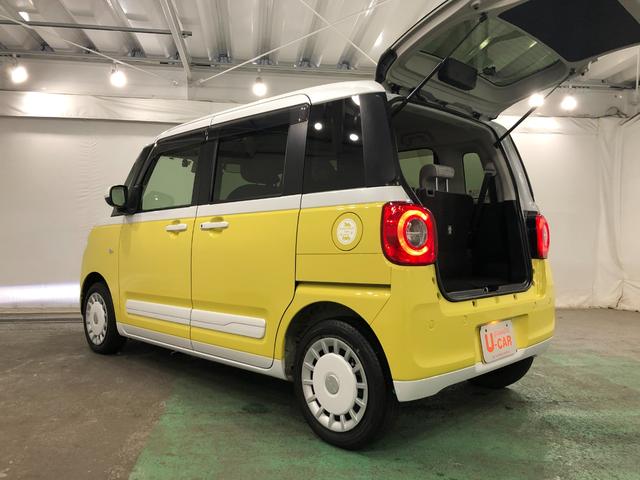 ムーヴキャンバスストライプスＧ　車検整備付／走行２３３７４キロ／大画面ナビ１年保証距離無制限　走行２３３７４キロ　フルセグナビ　バックカメラ　ブルートゥース　ドラレコ　マット　サイドエアバッグ　ＬＥＤヘッドランプ　アイドリングストップ　シートヒーター　両側電動スライドドア（埼玉県）の中古車