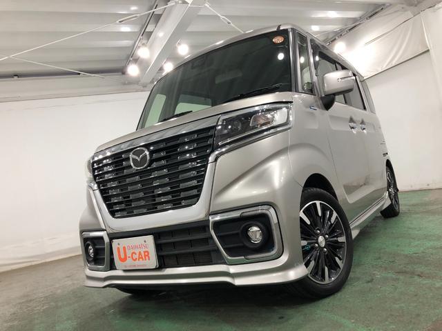 フレアワゴンカスタムスタイルハイブリッドＸＳ　軽雹害／走行５７０１３キロ／フルセグナビ１年保証距離無制限　走行距離５７０１３キロ　フルセグナビ　ブルートゥース　純正マット　ＬＥＤヘッドランプ　アイドリングストップ　両側電動スライドドア　電動格納式ドアミラー　プッシュスタート　キーフリー（埼玉県）の中古車
