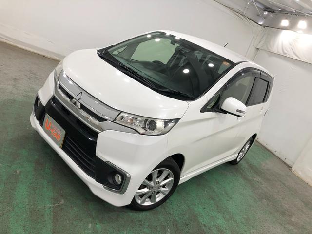 ｅＫカスタムＧセーフティパッケージ　走行４６８９７キロ／ＣＤチューナー１年保証距離無制限　走行距離４６８９７キロ　ＣＤチューナー　純正マット　助手席エアバッグ　オートライト　ＨＩＤヘッドランプ　プッシュボタンスタート　電動格納式ドアミラー（埼玉県）の中古車