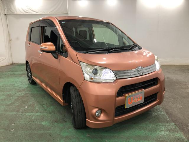 ムーヴカスタム　ＲＳ　走行７９１３２キロ／ナビ／バックカメラ１年保証距離無制限　走行距離７９１３２キロ　フルセグナビ　バックカメラ　純正マット　オートライト　ＨＩＤヘッドランプ　アイドリングストップ　電動格納式ドアミラー　プッシュボタンスタート　キーフリー（埼玉県）の中古車