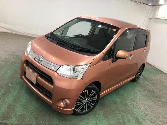 ムーヴカスタム　ＲＳ　走行７９１３２キロ／ナビ／バックカメラ１年保証距離無制限　走行距離７９１３２キロ　フルセグナビ　バックカメラ　純正マット　オートライト　ＨＩＤヘッドランプ　アイドリングストップ　電動格納式ドアミラー　プッシュボタンスタート　キーフリー（埼玉県）の中古車