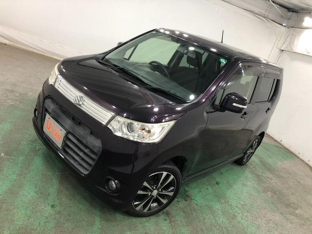 ワゴンＲスティングレーＴ　走行８７１７６キロ／フルセグナビ／純正マット１年保証距離無制限　走行距離８７１７６キロ　フルセグナビ　ブルートゥース　純正マット　オートライト　ＨＩＤヘッドランプ　アイドリングストップ　プッシュボタンスタート　電動格納式ドアミラー　キーフリー（埼玉県）の中古車