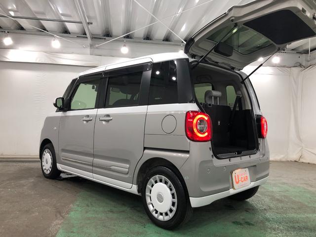 ムーヴキャンバスストライプスG 走行24168キロ/ナビ/車検整備付一年保証・走行距離無制限 走行24168キロ フルセグナビ ブルートゥース バックカメラ ドラレコ クリアランスソナー オートライト LEDヘッドライト シートヒーター 両側電動スライドドア(埼玉県)の中古車