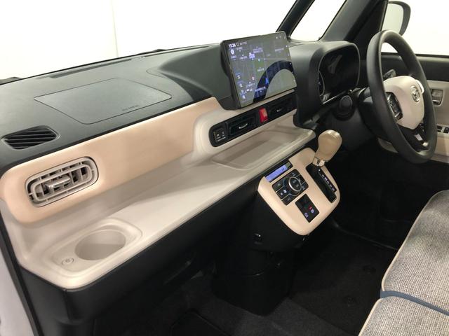 ムーヴキャンバスストライプスG 走行24168キロ/ナビ/車検整備付一年保証・走行距離無制限 走行24168キロ フルセグナビ ブルートゥース バックカメラ ドラレコ クリアランスソナー オートライト LEDヘッドライト シートヒーター 両側電動スライドドア(埼玉県)の中古車