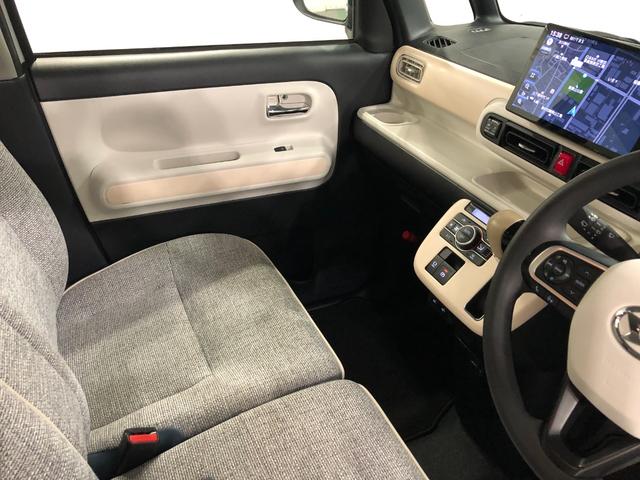 ムーヴキャンバスストライプスG 走行24168キロ/ナビ/車検整備付一年保証・走行距離無制限 走行24168キロ フルセグナビ ブルートゥース バックカメラ ドラレコ クリアランスソナー オートライト LEDヘッドライト シートヒーター 両側電動スライドドア(埼玉県)の中古車