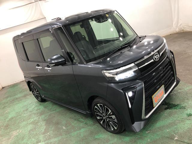 タントカスタムRS 軽雹害/車検整備付/走行23337キロ/ナビ1年保証距離無制限 走行距離23337キロ 純正フルセグナビ パノラマモニター ドラレコ 純正マット サイドエアバッグ LEDヘッドランプ アイドリングストップ シートヒーター 両側電動スライドドア(埼玉県)の中古車